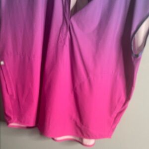 Figs Technical Collection Top in Pink and Purple